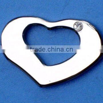 Unique Fashionable Heart Shaped Tungsten Pendant