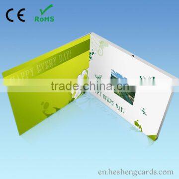 320x240 avi lcd video brochure card , business video card