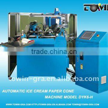 Automatic ice cream paper cone machine