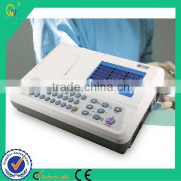 Cardiovascular Disease Healthcare 3 Channels Arrythmia Analysis ECG Machine