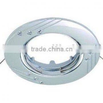 Adjustable zinc alloy spotlight fixture for halogen lamp