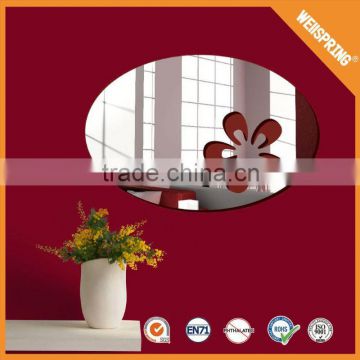 China supplier funny innocuous sticker paper mirror reflective mirror wall stickers