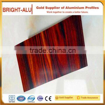 Manufacturer Wood Grain Transfer Printing Aluminum Profile