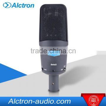 Alctron Beta5 Professional Gold Diaphragm Studio Condenser Microphone,Recording Condenser Mic