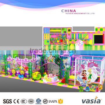 Huaxia kids indoor castle playground play equipment for children games