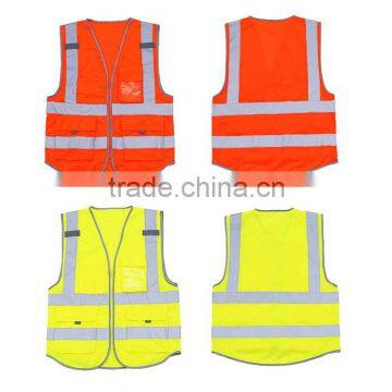 Wholesale High Quality Custom logo Reflective safety vest