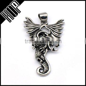 Best selling fashion stainless steel vintage europe dragon pendant