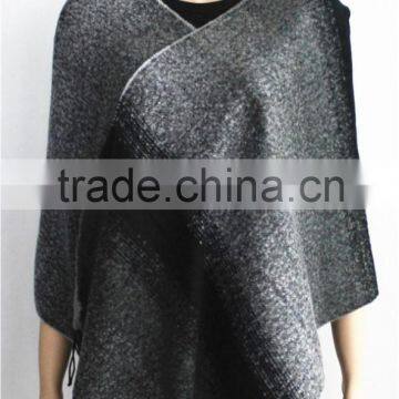 Loop Yarn Acrylic Pashmina with fringe