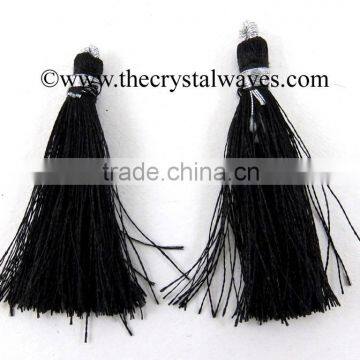 Jet Black Color Tassels