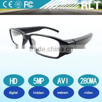 YSJ SM13 HD digital hidden sunglasses outdoor camera webcam5MP perfect photoes 280MA 1280*720 transparence lens support TF card