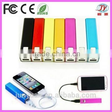 New design 2600mAh mobile power bank for christmas gift