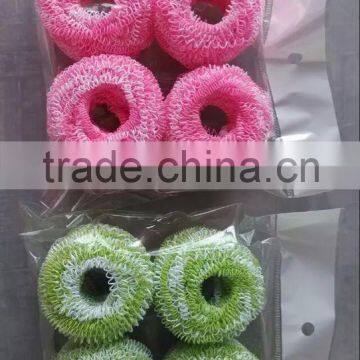 Polyester fiber last discount activity/ scrubber in LUMENG brand in our company