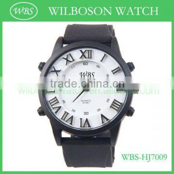 Japan quartz silicone band fashion watches 2013