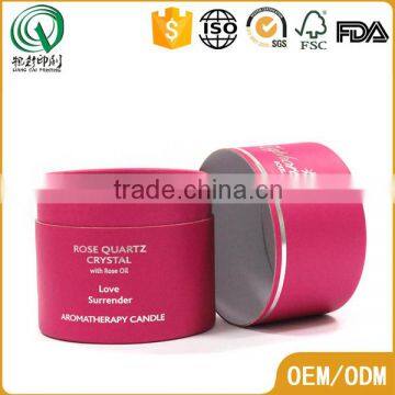 Red Customized Empty Logo Hot Stamping Cosmetic Packaging Round Plain Hat Boxes Quality Choice photo-3