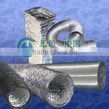 Non-insulated Flexible ducting hose (aluminum hose)