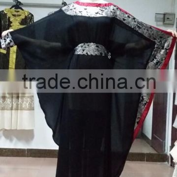 Muslim dress Arab dubai islamic Party and other formal fancy jalabiya wear black praying abaya