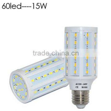 E27 led corn light bulb corn led lamp e27 12w 60pcs 5730 leds 220~240VAC/110VAC corn led light high quality 3 years warranty