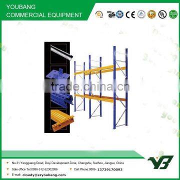 Hot sell 2015 cheapest 2 layer long span heavy duty steel warehouse racks systems, storage rack (YB-WR-C58)