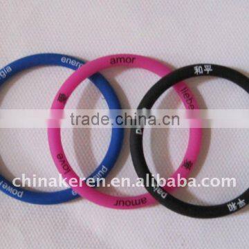 silicone bracelet