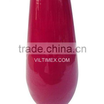 Painted bamboo vase (made in Vietnam)