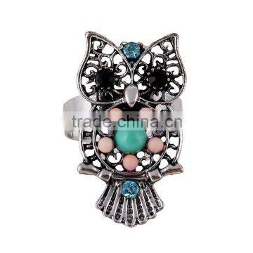 Latest Arrival CustomJewelry Fashion With Cute Owl Ring