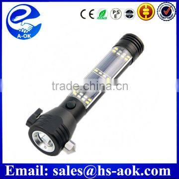 Factory wholesale multifunctional solar led flashlight