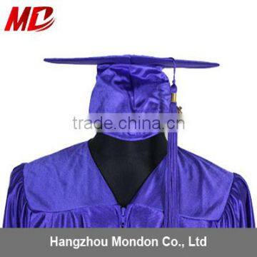 Wholesale High Quality Purple Graduation Cap And Gown