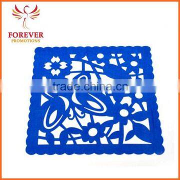 Cheap Promo Square Hollow Royal Felt Coaster