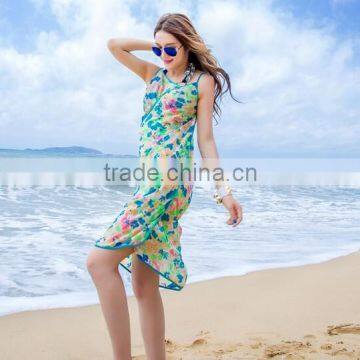 Sexy Women Chiffon Bikini Beach Swimwear Sarong Wrap Cover Dress Scarf Pareo