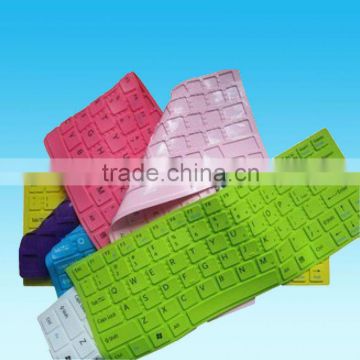 Wholesale New High Quality Multi Colorful Laptop Keyboard Cover ( 100% silicone)