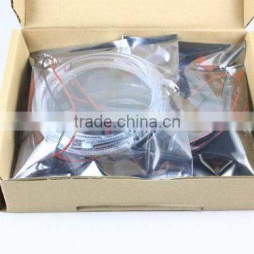 Red Color Waterproof 80mm Led Angel Eyes Head Lamp Xenon Bulb CE-certificate Headlight for Car Led Halo Rings Kit photo-6