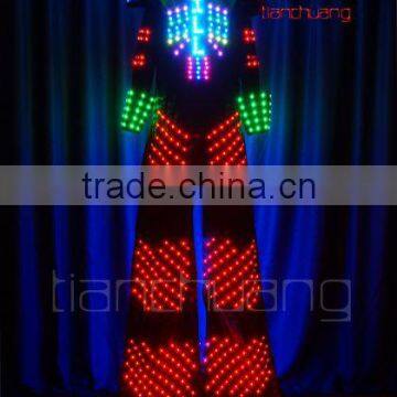 Popular Stilts walk man LED Robot costumes