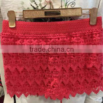 Fashion crochet short crochet women short pants