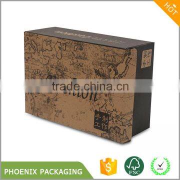 custom made kraft paper box shoe boxes packaging clothing packaging