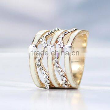 Kingman 18k shiny gold multi layered bangle high end jewelry