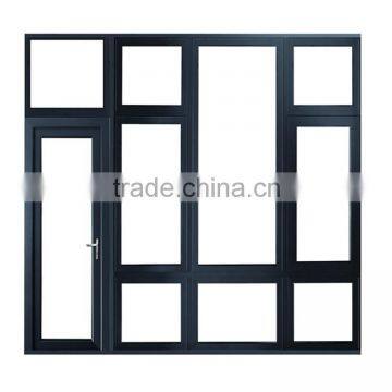 Aluminum alloy frame double glass window aluminum arch window