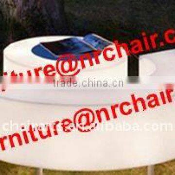 Best selling event LED acrylic curved illuminated bench