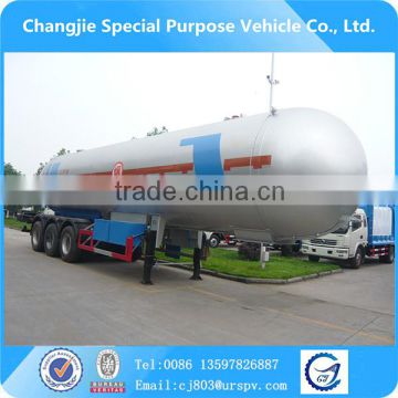 High quality 47.58m3 3 axle trailer lpg tank,lpg gas tank,lpg tanker for sale