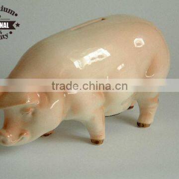 special design ceramic pig money saving box