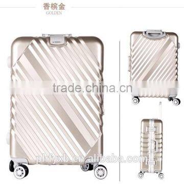 2016 Fashion ABS and PC Aluminum Frame Hard Luggage China Factory Trolley Case Travel Luggage Bag Trolley Case Travelling Bag photo-6