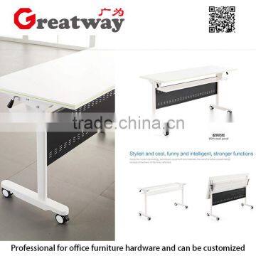 folding table hardware round folding table office table mechanism foldable
