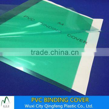 A4 A3 0.125mm 0.14mm 0.19mm PVC Book Binding Cover Transparent Sheet For Binding