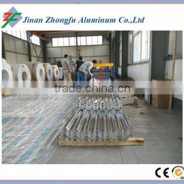 Construction material Corrugated aluminum sheet used for building