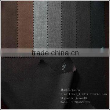 polyester viscose blend fabric new design reactive dyed plain dyed suit fabric