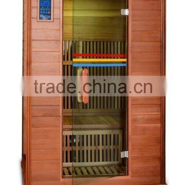 Hot sale far infrared sauna room Low EMF 2 persons