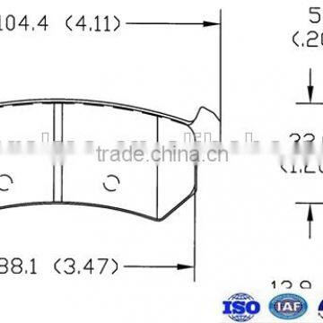 advance parts good quality brake pads nonasbestos FMSI D1036-7939 OE:55500-85Z00