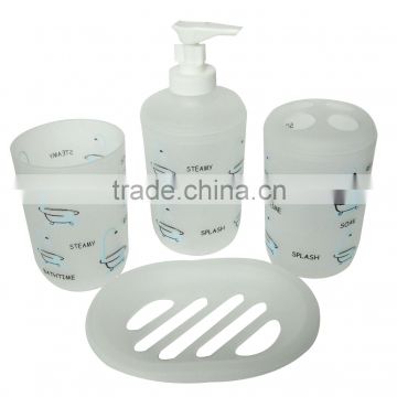 4pcs cheap bathroom set,plastic bathroom set