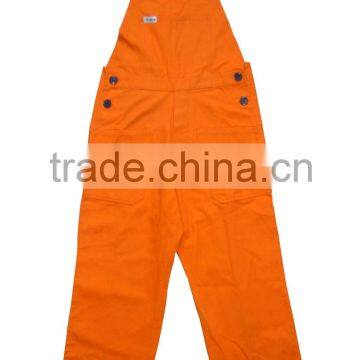 orange WORKIING POLYESTER COTTON bib-pant