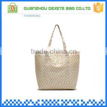 Polyester material woman custom wholesale bag beach