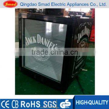 Commercial portable compact glass door mini display cfc free refrigerator